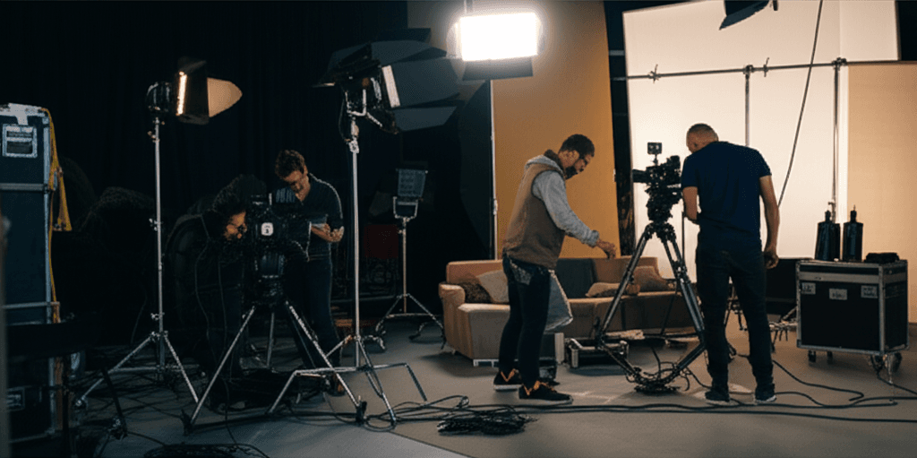 QalamQuests founders on set